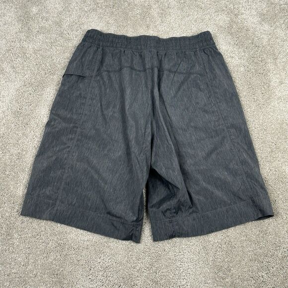 Lululemon Shorts Men’ Medium Black Heather Linerless Athletic Running Training - Picture 3 of 5